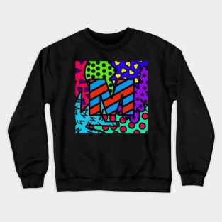 Alphabet Series - Letter M - Bright and Bold Initial Letters Crewneck Sweatshirt